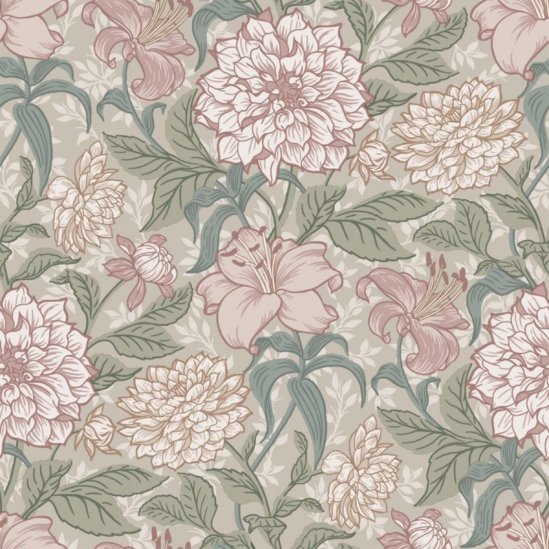 Tapeta 139377 Vintage Flowers Esta Home