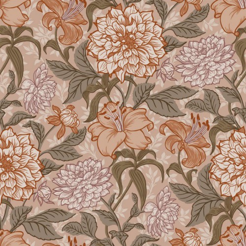 Tapeta 139380 Vintage Flowers Esta Home