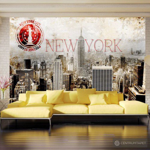 Fototapeta New York - POST AGE STAMP 10110904-57