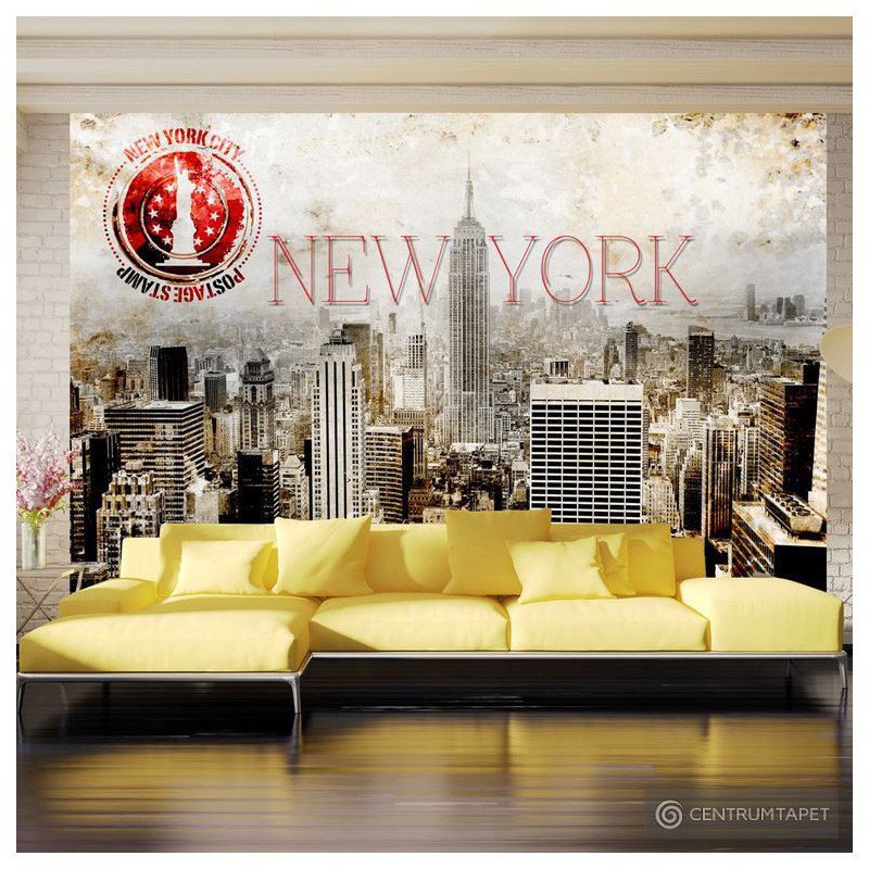 Fototapeta New York - POST AGE STAMP 10110904-57