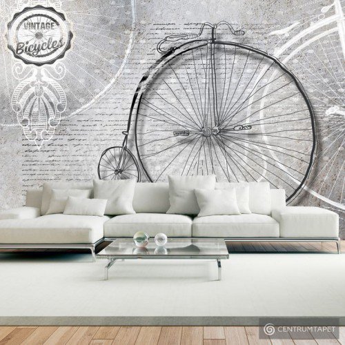 Fototapeta Vintage bicycles black and white 10110905-122