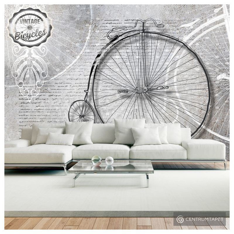 Fototapeta Vintage bicycles black and white 10110905-122