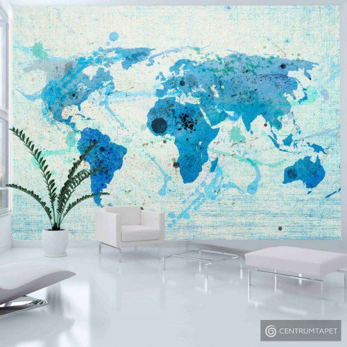 Fototapeta 10040910-17 Cruising and sailing -  The World map