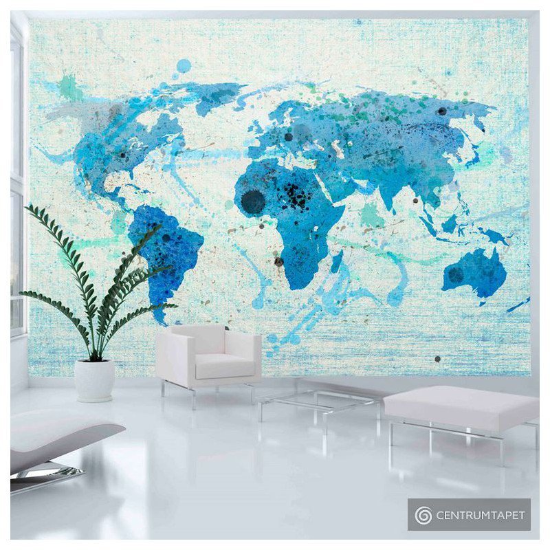 Fototapeta 10040910-17 Cruising and sailing -  The World map