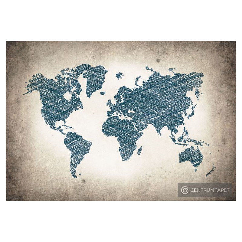 Fototapeta 10010 Młodzieżowa mapa świata Fototapeta 10010 Młodzieżowa mapa świata