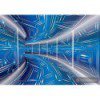 Fototapeta 10073 Niebieski tunel 3D