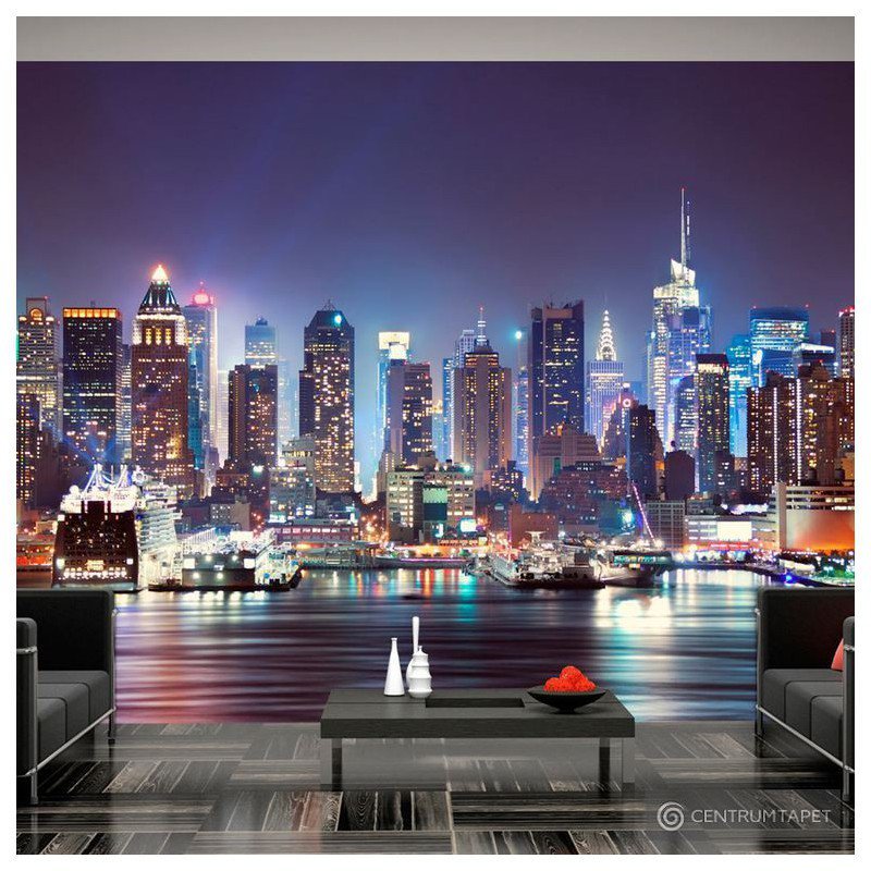 Fototapeta Nocny Nowy Jork d-B-0034-a-b