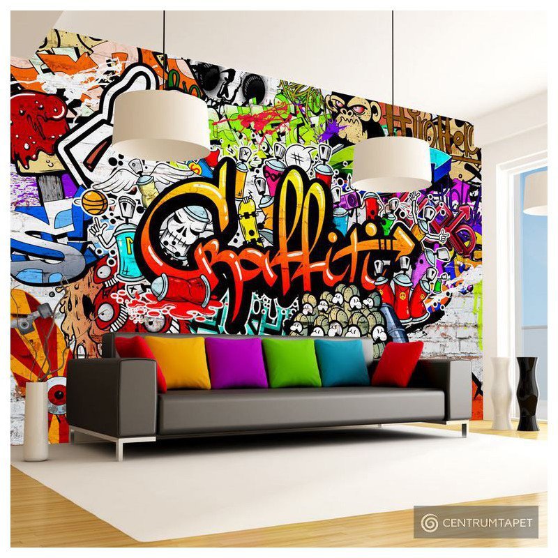Fototapeta Kolorowe graffiti f-A-0348-a-b