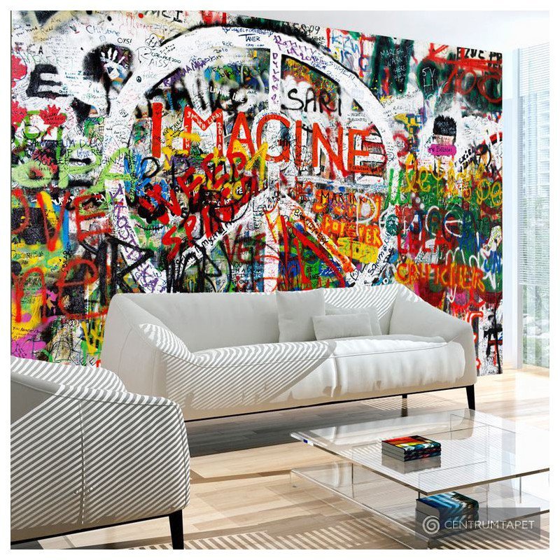 Fototapeta Hippisowskie graffiti f-B-0041-a-b