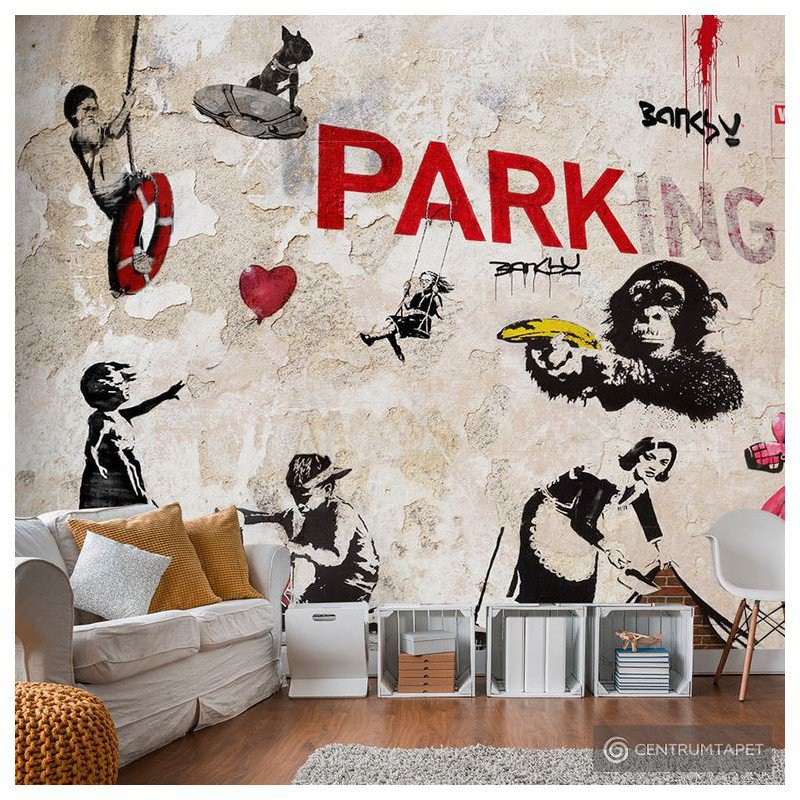 Fototapeta Kolaż graffiti (Banksy) i-A-0107-a-b