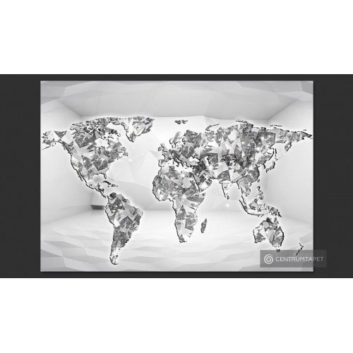 Fototapeta Diamentowa mapa...