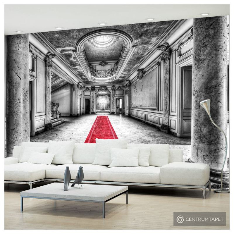 Fototapeta Tajemnica marmuru - czarno-biała 101104-5