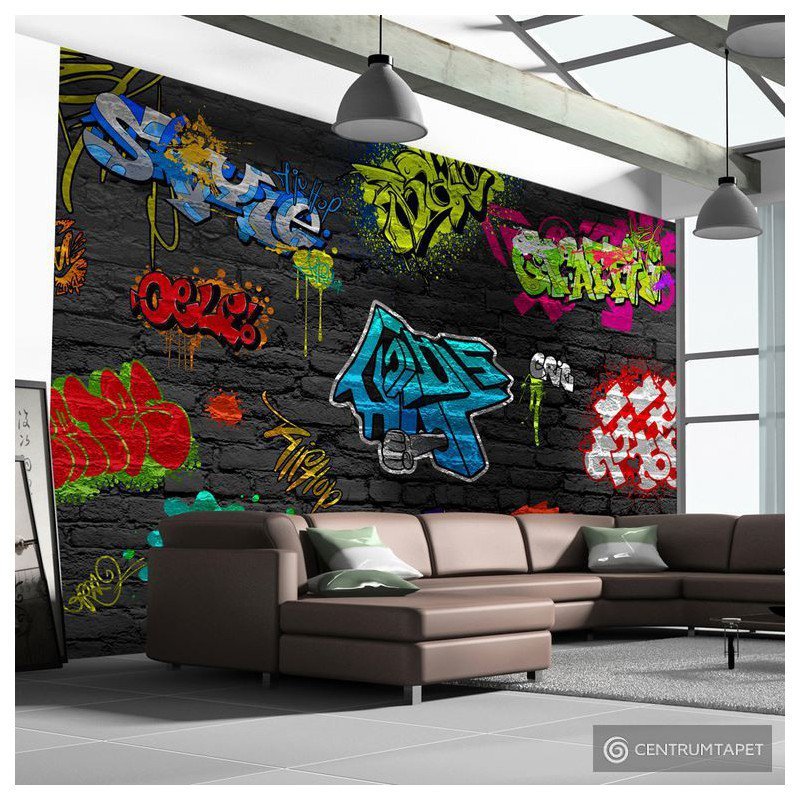 Fototapeta Graffiti wall 10110902-6