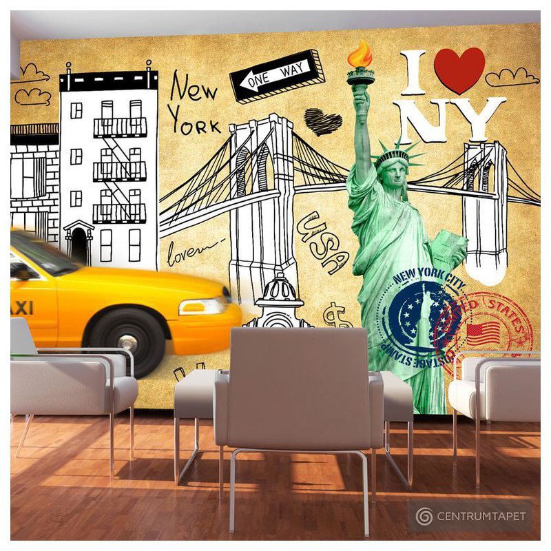 Fototapeta One way - New York 10110904-60 Fototapeta One way - New York 10110904-60