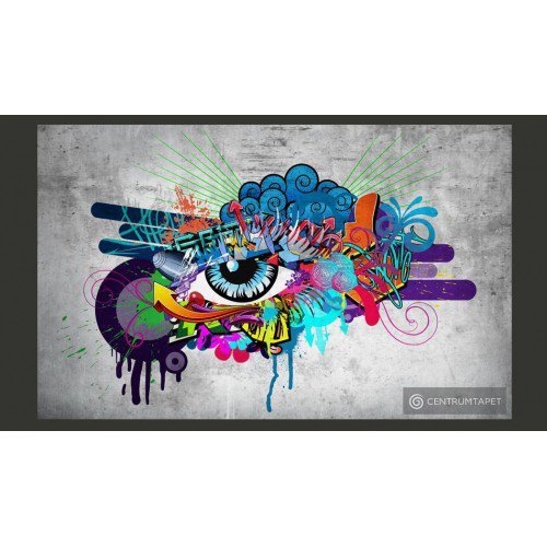 Fototapeta Graffiti eye...