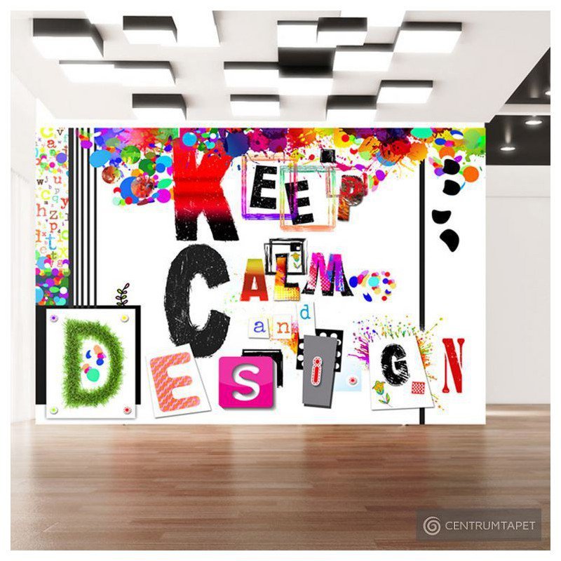 Fototapeta Keep Calm and Design 10110905-64