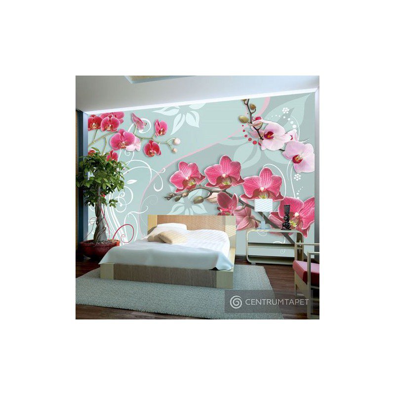 Fototapeta Różowe orchidee - wariacja II 10110906-31