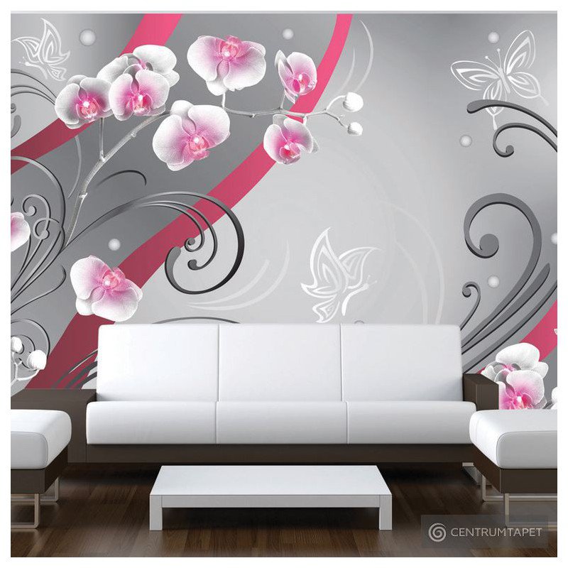 Fototapeta Różowe orchidee - wariacja 10110906-34