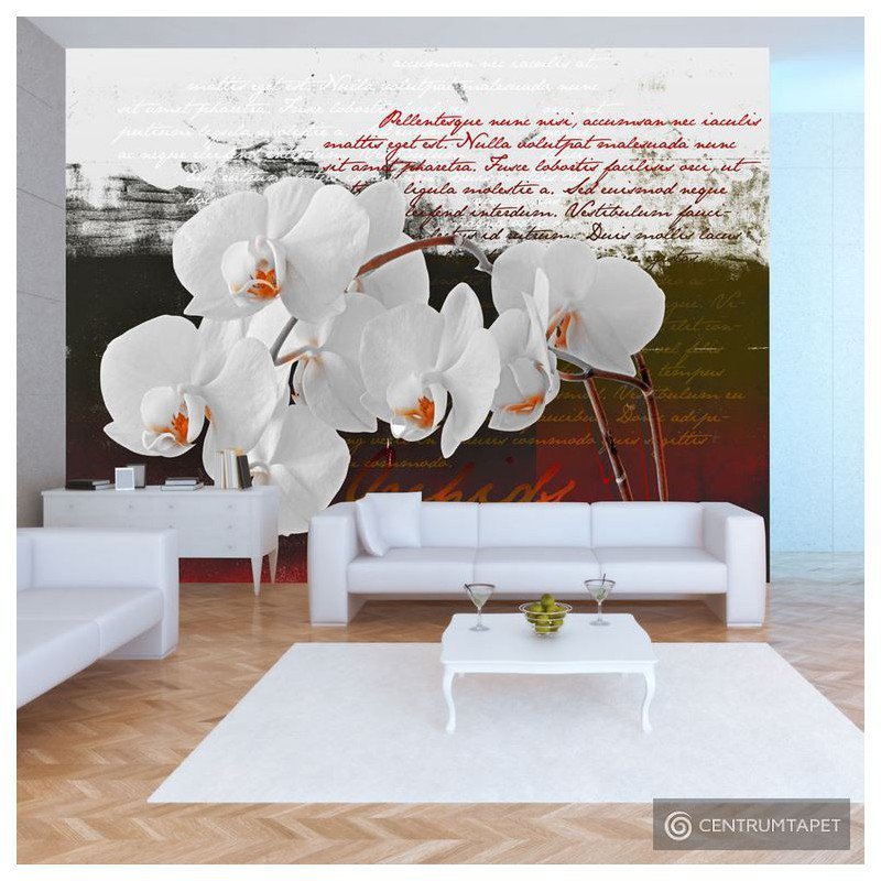 Fototapeta Pamiętnik i orchidea 10110906-7 Fototapeta Pamiętnik i orchidea 10110906-7