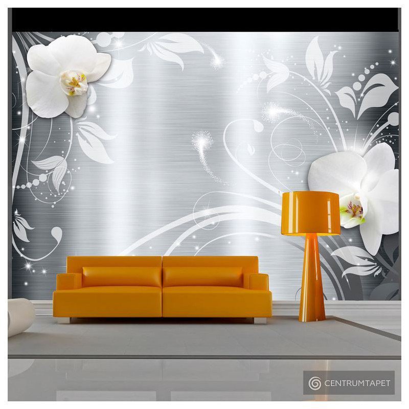 Fototapeta Orchidee na stali b-A-0055-a-a
