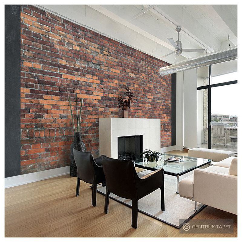 Fototapeta Vintage Wall (Red Brick) f-A-0433-a-a