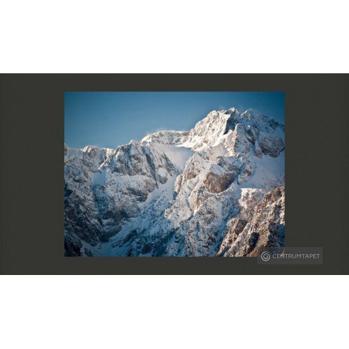 Fototapeta Zima w Alpach...