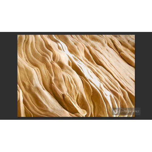 Fototapeta Wavy sandstone...