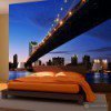 Fototapeta Oświetlony Most Manhattan Bridge 100404-124