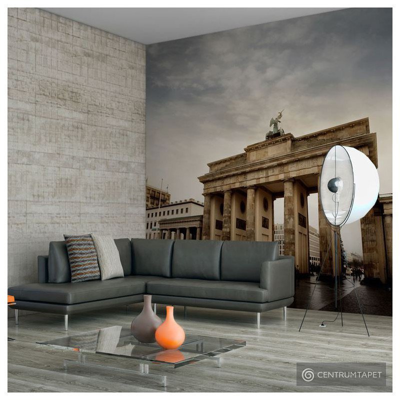 Fototapeta Turyści w pobliżu Bramy Brandenburskiej 100404-127