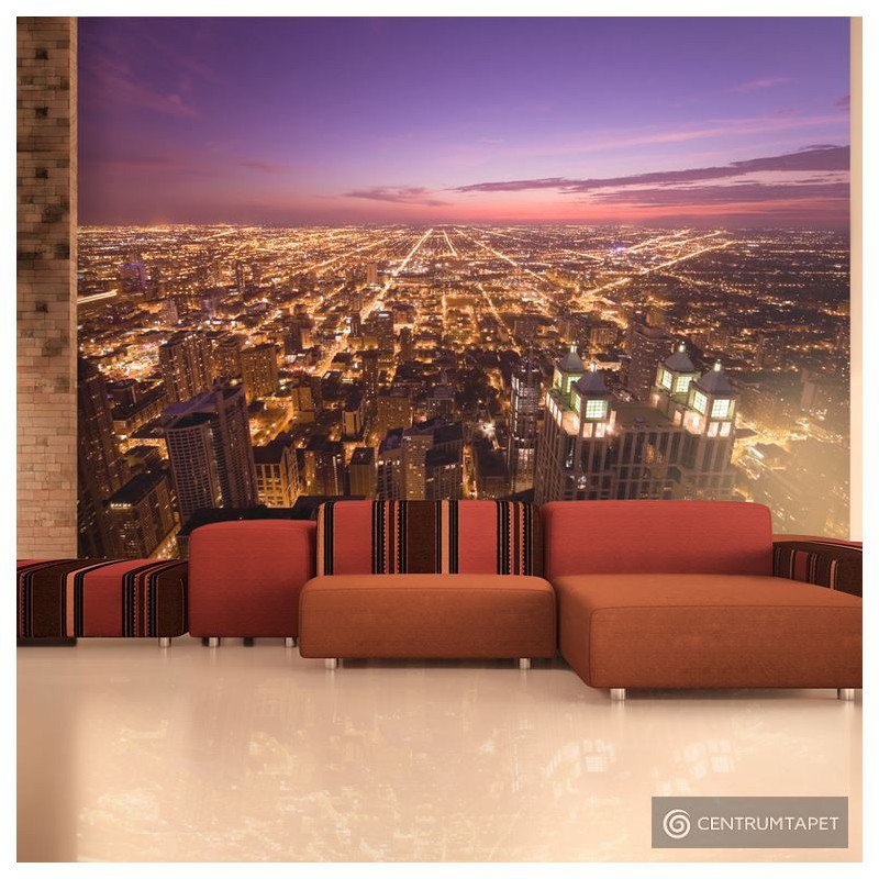 Fototapeta Amerykańskie Chicago nocą 100404-17