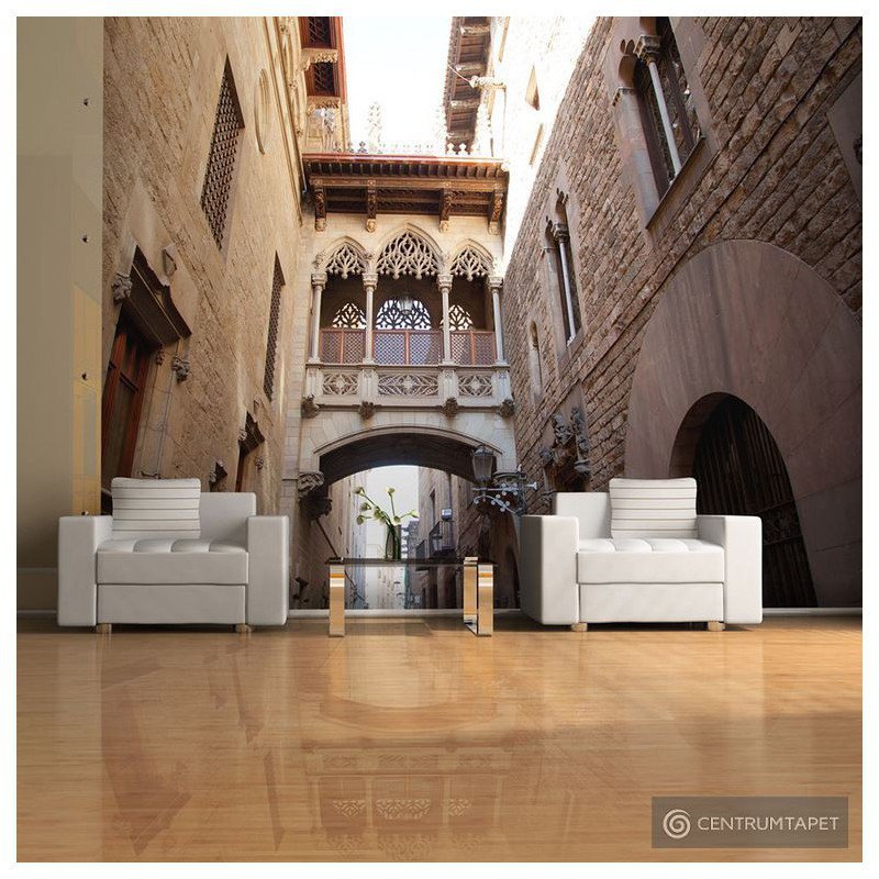 Fototapeta Barcelona Palau generalitat in gothic Barrio 100404-98