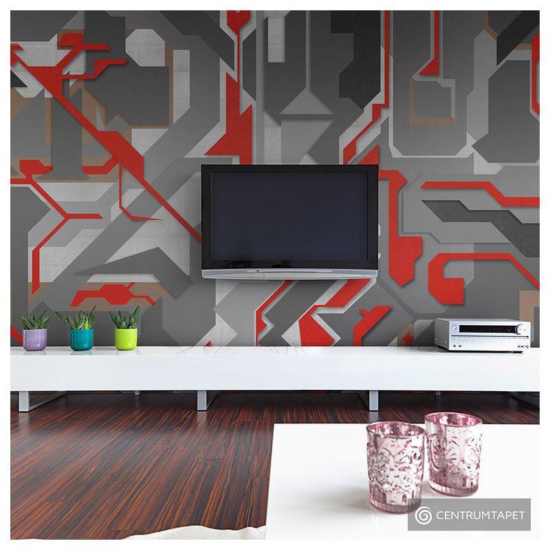 Fototapeta Abstrakcyjne geometryczne ścieżki 10040901-11