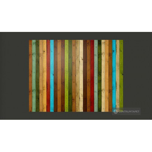 Fototapeta Wooden rainbow...