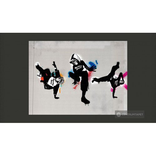 Fototapeta Monkey dance -...