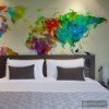 Fototapeta Paint splashes map of the World 10040910-79