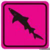 Naklejka ścienna SPN87WS Pink Shark II