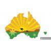 Naklejka ścienna Australia SPN103WS