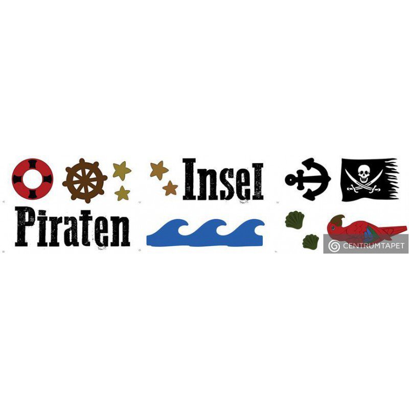 Naklejka ścienna Piraten Insel SPN125T6