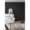 Tapeta 139123 Black & White with a splash of gold Esta Home