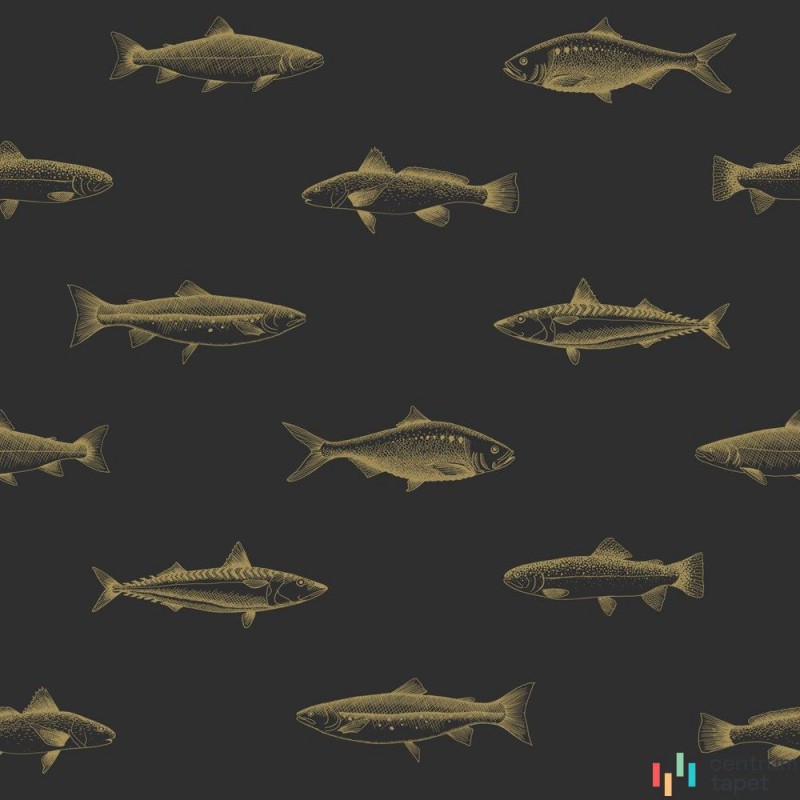 Tapeta 139124 Black & White with a splash of gold Esta Home