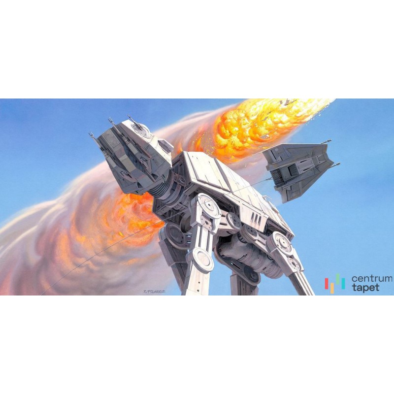 Fototapeta DX10-053 Star Wars Classic RMQ Hoth Battle AT-AT