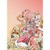 Fototapeta DX4-012 Flamingos and Lillys