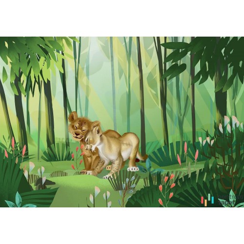 Fototapeta DX8-029 Lion King Love