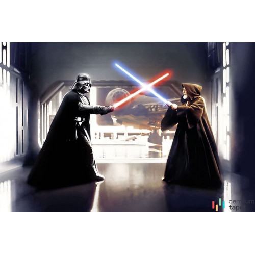 Fototapeta 007-DVD3 Star Wars Vader vs. Kenobi