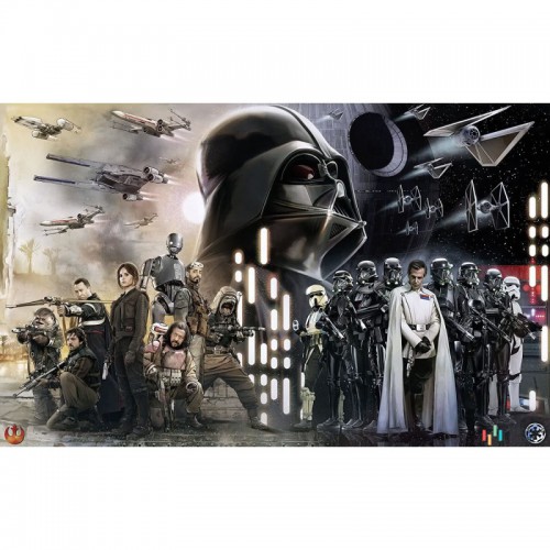 Fototapeta 028-DVD4 Star Wars Collage