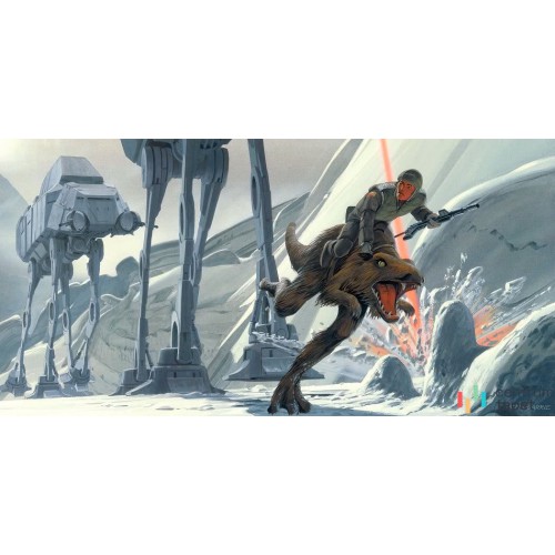 Fototapeta DX10-054 Star Wars Classic RMQ Hoth Battle Ground