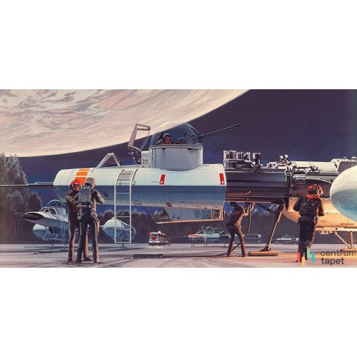 Fototapeta DX10-070 Star Wars Classic RMQ Yavin Hangar