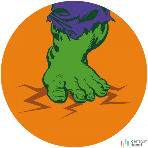 Fototapeta DD1-032 DOT Avengers Hulk's Foot Pop Art