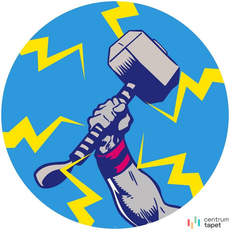 Fototapeta DD1-056 DOT Avengers Thor's Hammer Pop Art Fototapeta DD1-056 DOT Avengers Thor's Hammer Pop Art