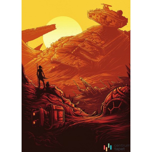 Fototapeta IADX4-027 Star Wars Jakku Star Destroyer